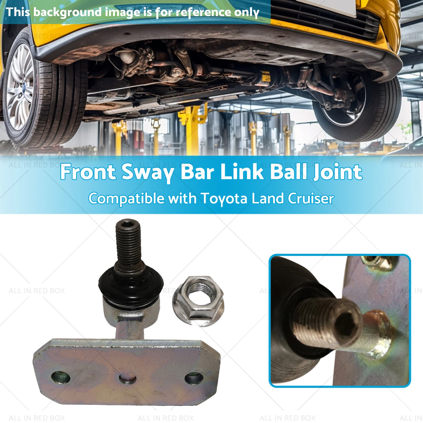 {{ 1x Front Sway Bar Link Suitable for 48802-60050 Toyota Land Cruiser 100 98-07 }} - Buy Car Parts Online at {{ Kaka Auto Parts }}.