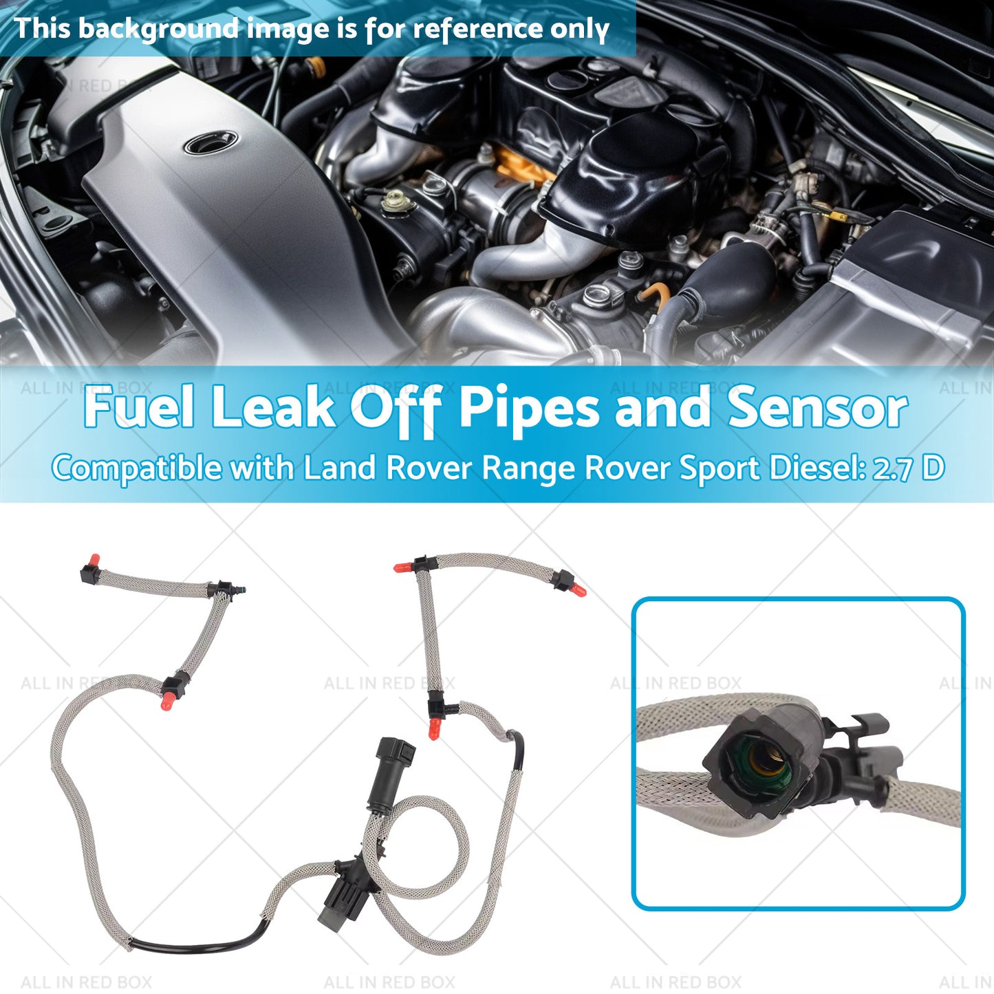 {{ Fuel Leak Off Pipes and Sensor Suitable for Rover Range Rover Sport 2. 7 D 2. 7 TD }} - Buy Car Parts Online at {{ Kaka Auto Parts }}.