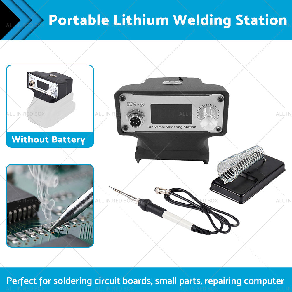 Portable Cordless Soldering Iron Station Welding Tool for Makita Battery