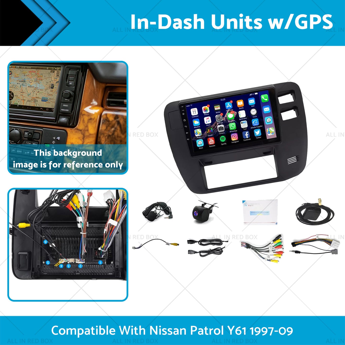 9in Multimedia Head Unit Suitable For Nissan Patrol 1997-2009 Right-Hand Drive
