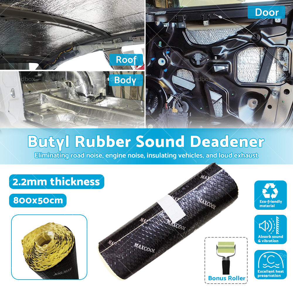 Car Butyl Rubber Sound Deadener Proofing Roll Insulation Self Adhesive