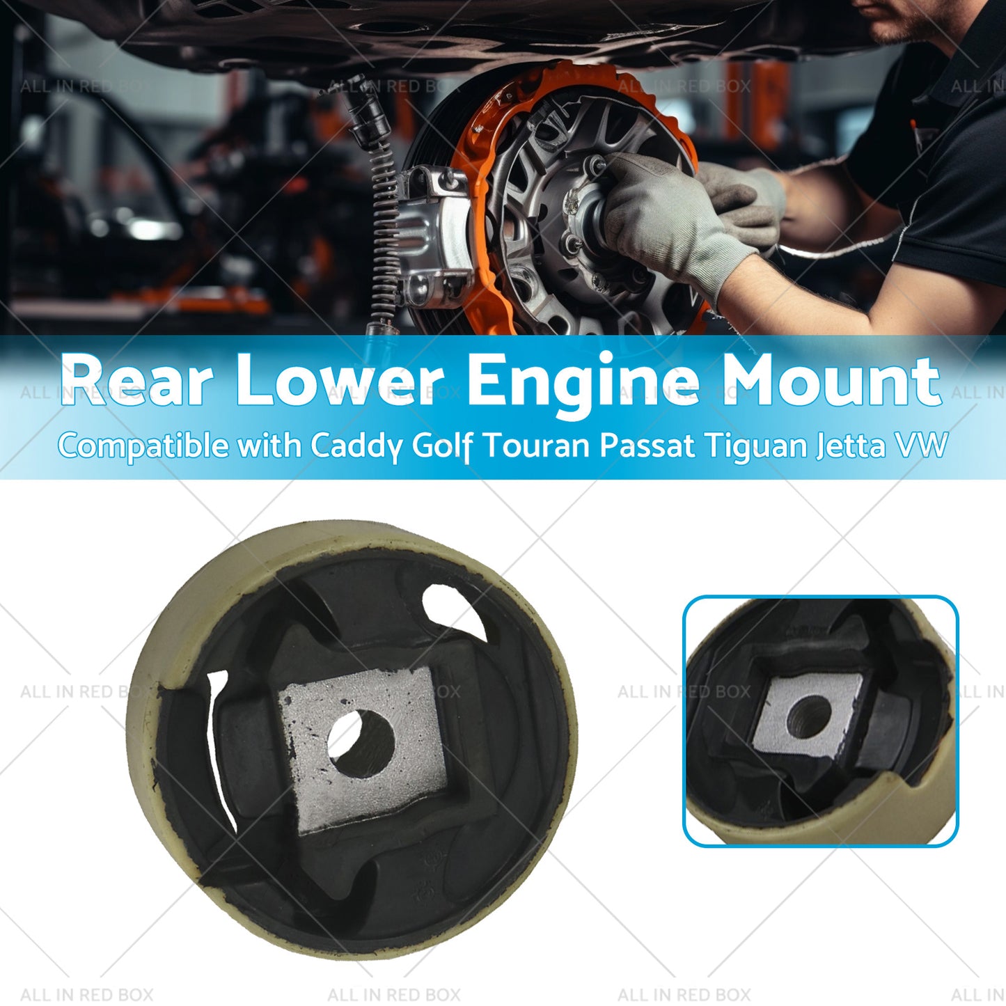 {{ Rear Lower Engine Mount Suitable For Caddy Golf Touran Passat Tiguan Jetta VW }} - Buy Car Parts Online at {{ Kaka Auto Parts }}.