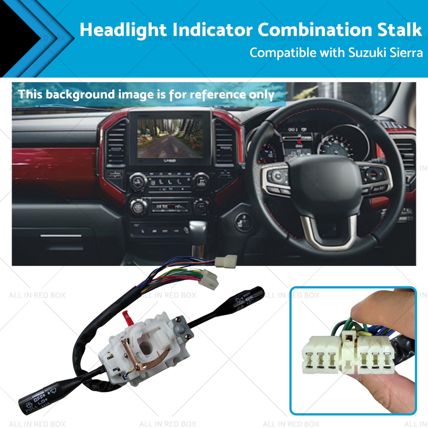 {{ Headlight Indicator Blinker Wiper Combination Switch Suitable for Suzuki Sierra }} - Buy Car Parts Online at {{ Kaka Auto Parts }}.