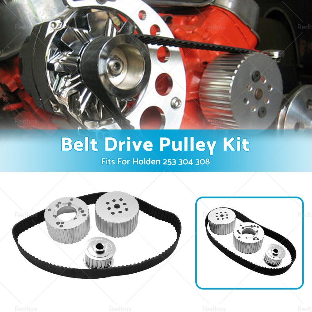 {{ Aluminum Pulley Kits Gilmer Drive Kit Suitable for Holden 253 304 308 }} - Buy Car Parts Online at {{ Kaka Auto Parts }}.