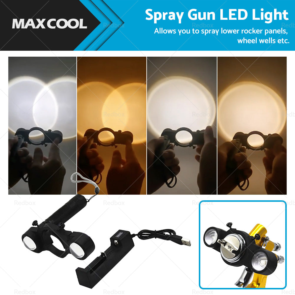 Paint Spary Gun LED Light Automotive Paint Gun LED Light Universal Fitment
