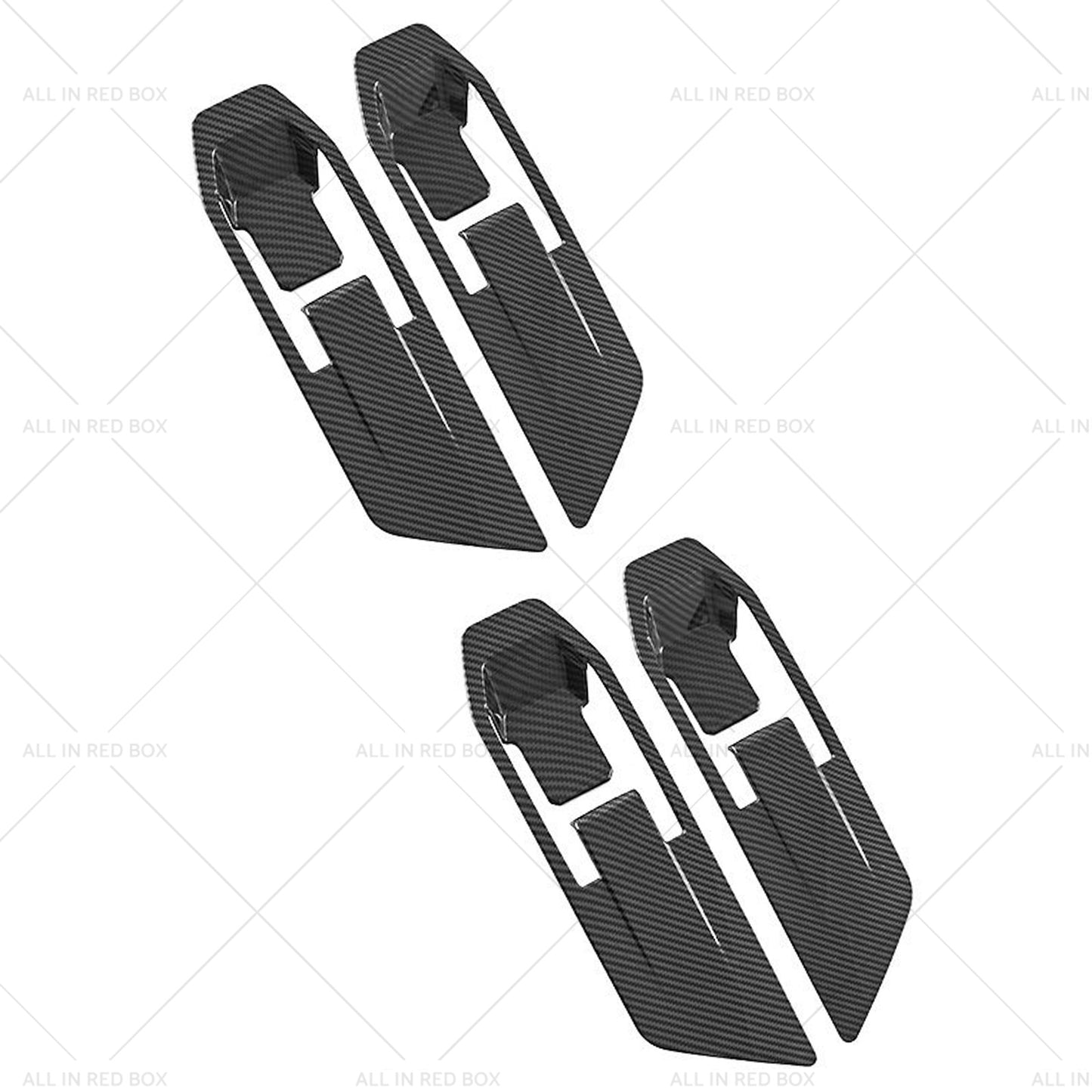 Carbon Fiber Inner Door Handle Cover Suitable For Mitsubishi Triton L200 23-25
