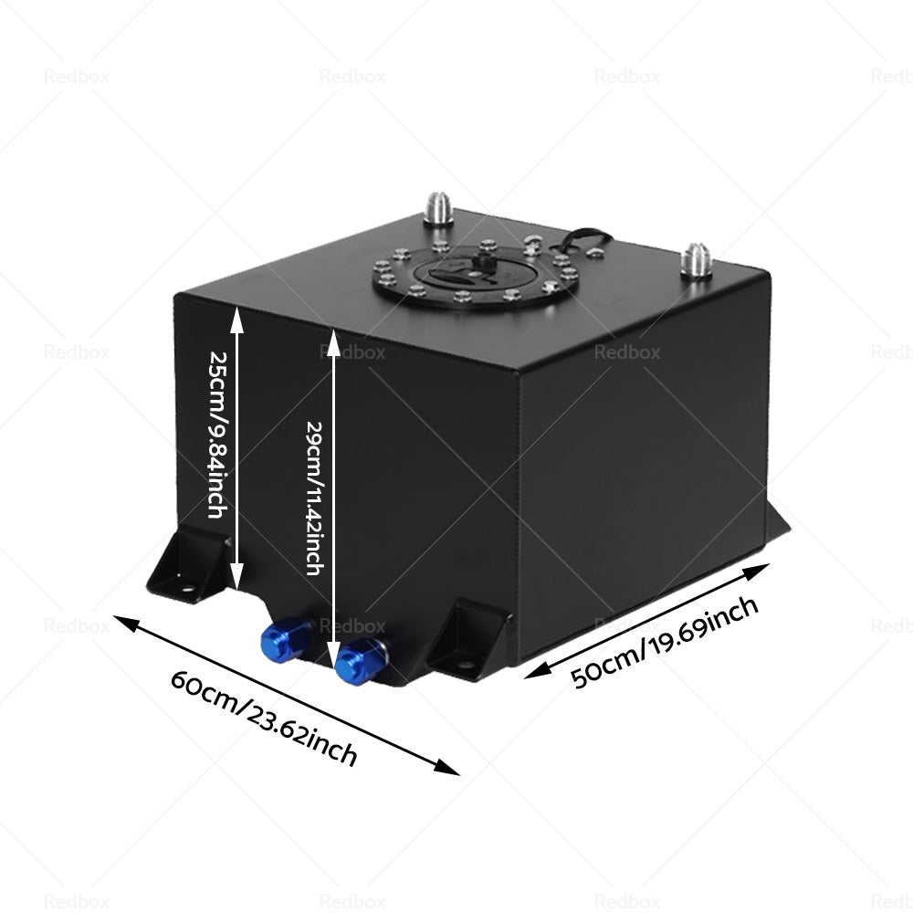 {{ 20 Gallon 80 Litre Black Aluminum Fuel Cell w Sending Unit }} - Buy Car Parts Online at {{ Kaka Auto Parts }}.