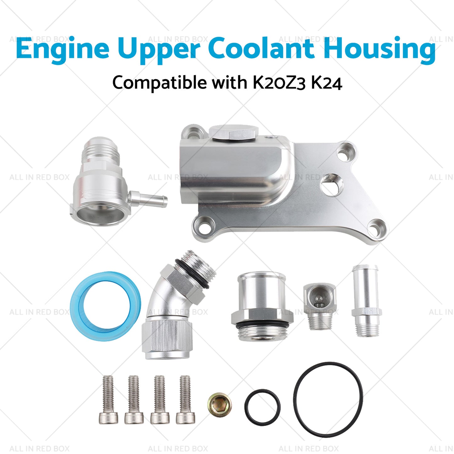 {{ Straight Elbow Filler Neck Hose Upper Coolant Housing Kit Suitablefor K20Z3 K24 }} - Buy Car Parts Online at {{ Kaka Auto Parts }}.