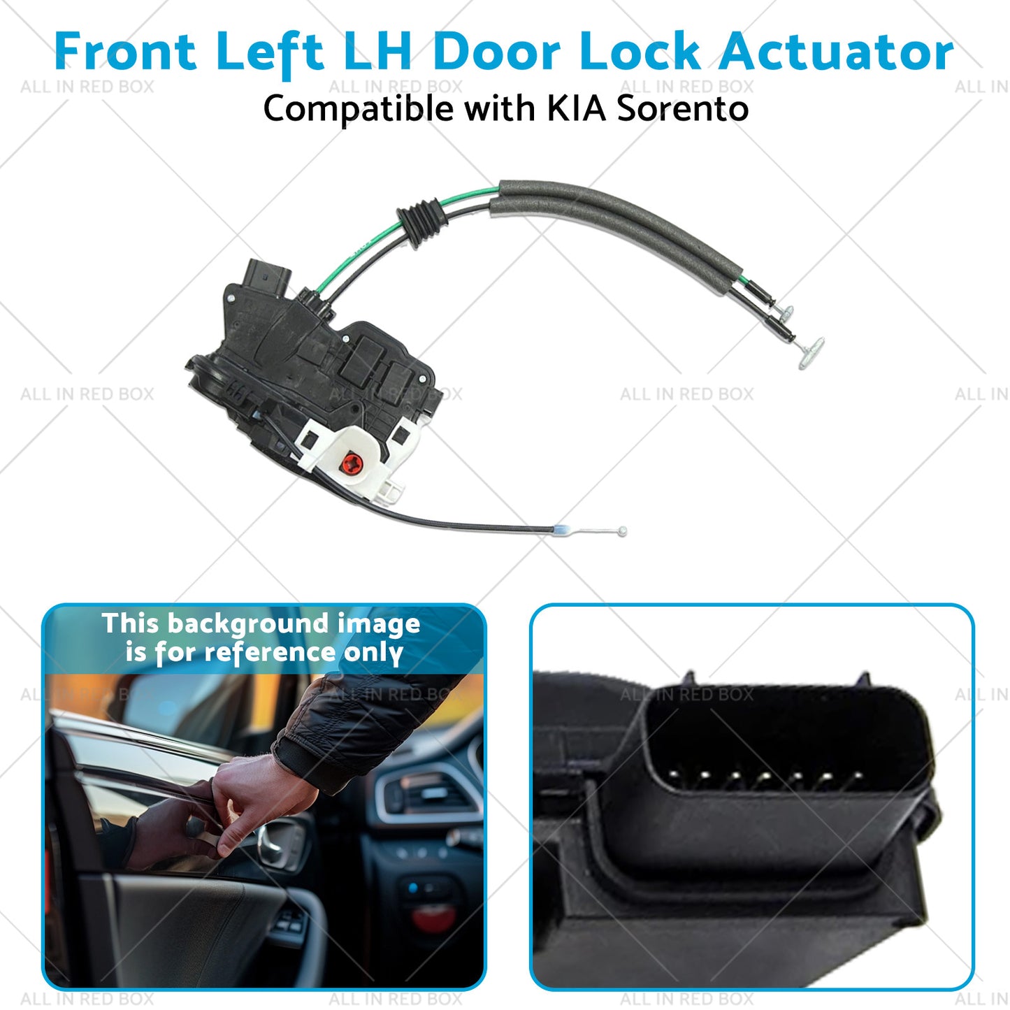 {{ 813102P000 Front Left LH Door Lock Actuator Suitable for KIA Sorento 2011-2015 }} - Buy Car Parts Online at {{ Kaka Auto Parts }}.