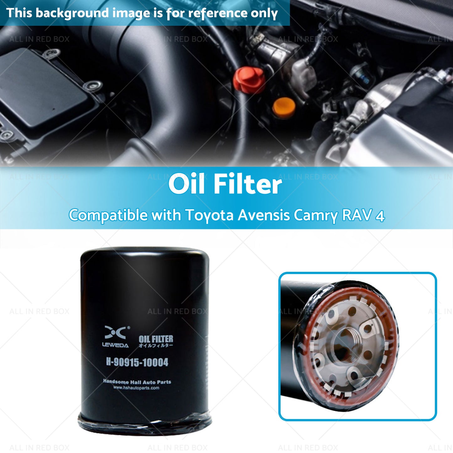 {{ Oil Filter Suitable for Toyota Avensis Camry RAV 4 90915-YZZE2 1AZFE, 2AZFE }} - Buy Car Parts Online at {{ Kaka Auto Parts }}.