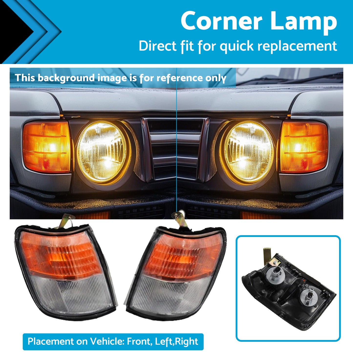 {{ Signal Light Turn Brake Lamp LH+RH Suitable For Mitsubishi Pajero Montero }} - Buy Car Parts Online at {{ Kaka Auto Parts }}.