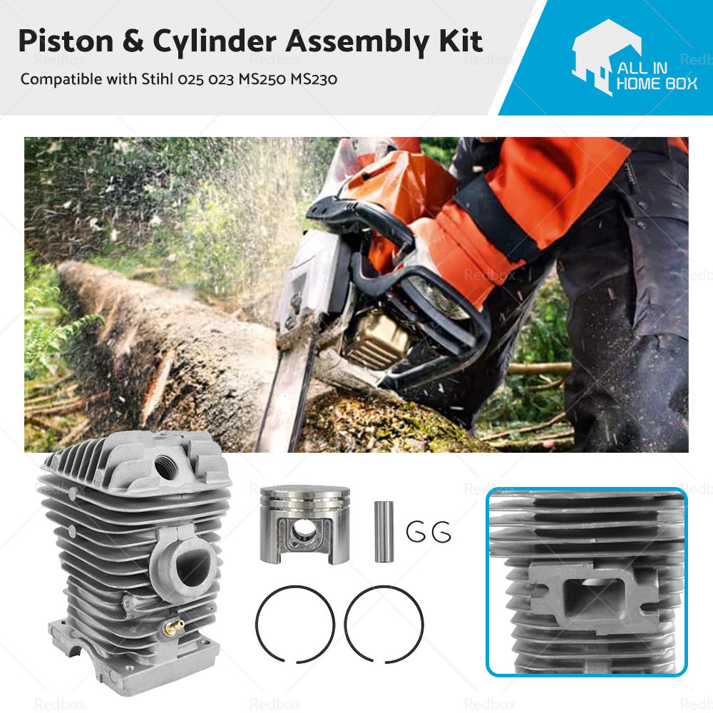 Piston and Cylinder Assembly Kit Suitable for Stihl 025 023 MS250 MS230 42. 5mm