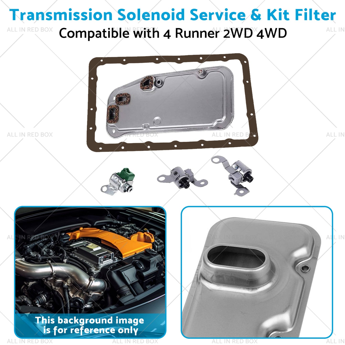 Transmission Solenoid Service and Kit Filter Suitable for 4 Runner 2WD 4WD 00-04
