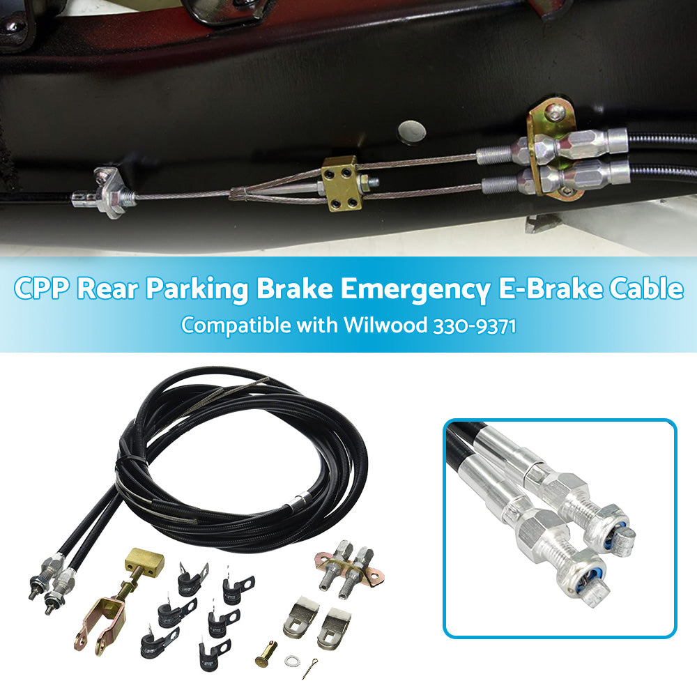 {{ CPP Rear Parking Brake Emergency E-Brake Cable Suitable For Wilwood 330-9371 }} - Buy Car Parts Online at {{ Kaka Auto Parts }}.