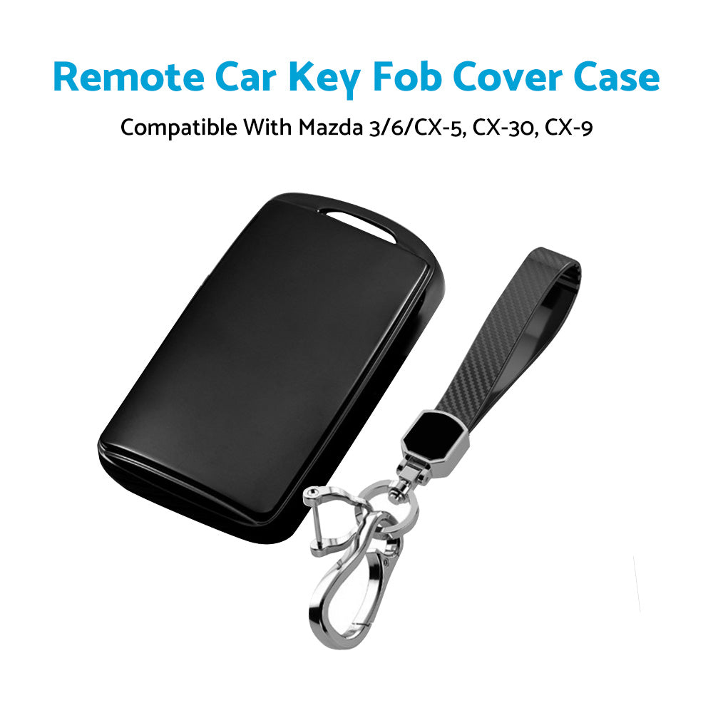 {{ Remote Car Key Fob Cover Case Shell Keychain Suitable For Mazda 3/6/CX-5, CX-30, CX-9 }} - Buy Car Parts Online at {{ Kaka Auto Parts }}.