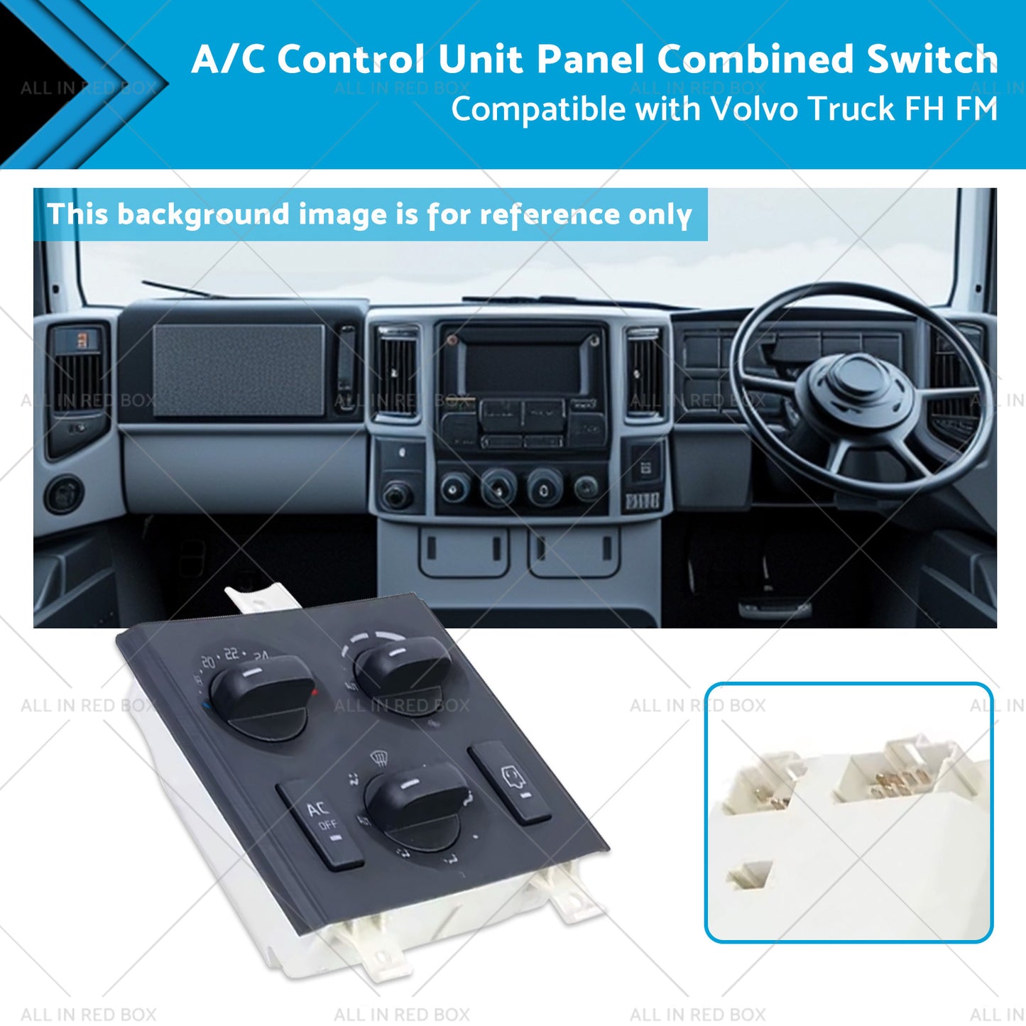 {{ 21272395 21318123 A or C Control Unit Panel Combined Switch Suitable for Truck FM }} - Buy Car Parts Online at {{ Kaka Auto Parts }}.