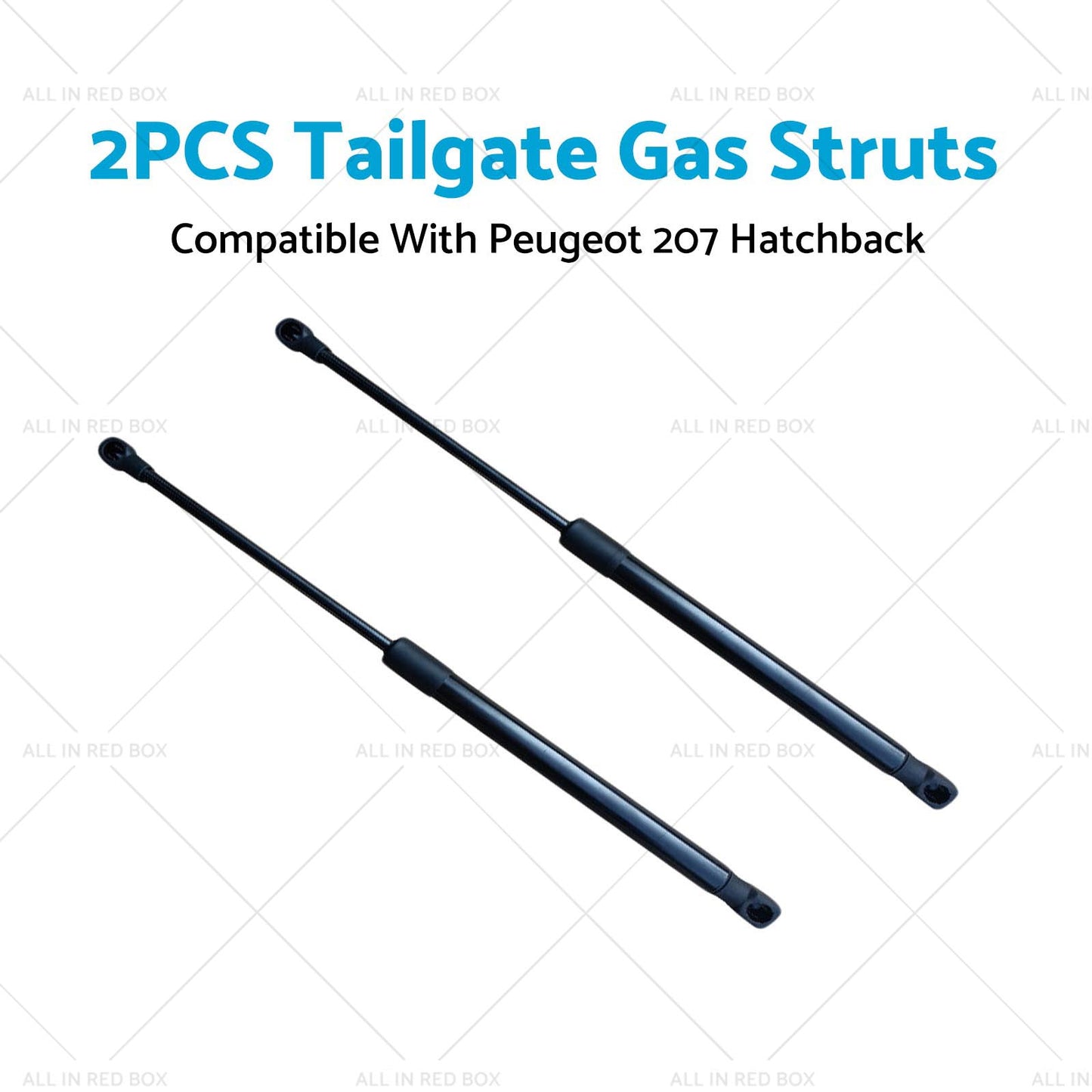 2PCS Tailgate Gas Struts Set Suitable For Peugeot 207 Hatchback 9659789480 Black