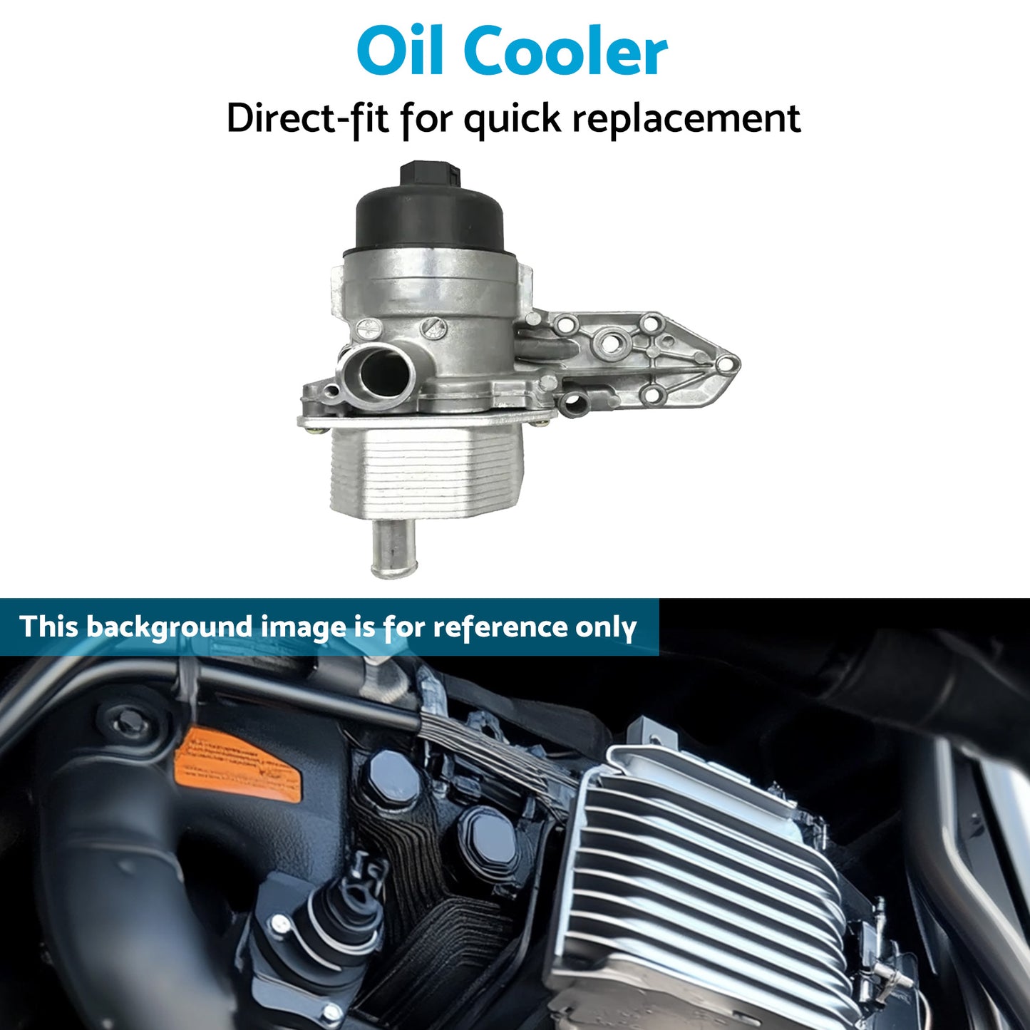 {{ Oil Cooler Suitable For Ford Transit VH VJ 2.4L Duratorq 2000-2006 YC1Q6B624AK }} - Buy Car Parts Online at {{ Kaka Auto Parts }}.