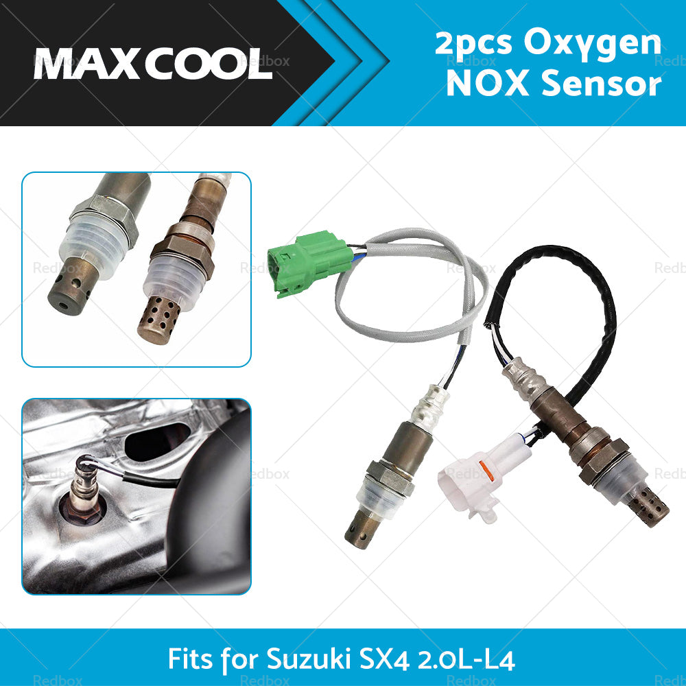 2x Front and Rear Oxygen NOX Sensor 234-9033 234-4165 for Suzuki SX4 2. 0L 08-09