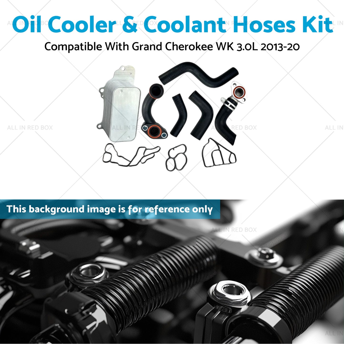 Oil Cooler & Coolant Hose Set Suitable For Jeep Grand Cherokee 3.0L Eco Diesel