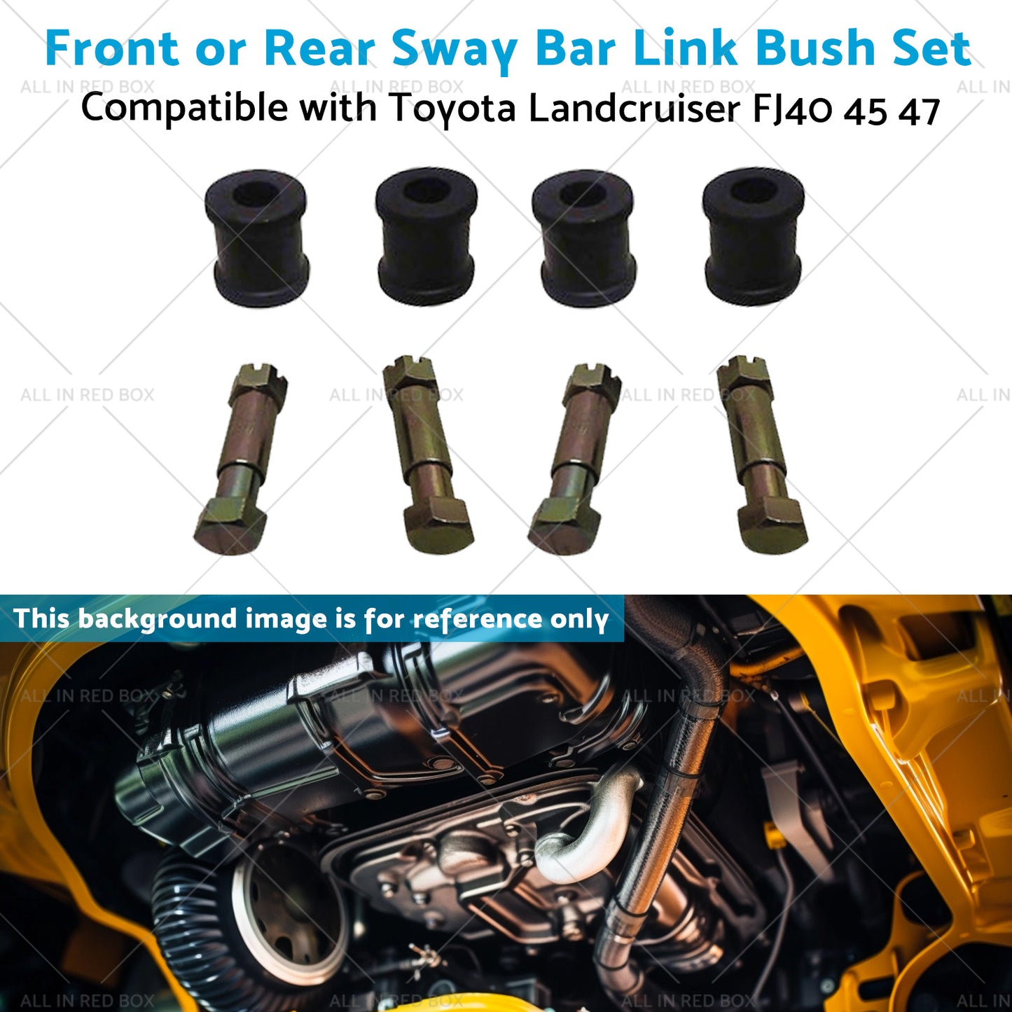 {{ 4 Set Sway Bar Link Bush Front or Rear Suitablefor Toyota Landcruiser FJ40 47 45 }} - Buy Car Parts Online at {{ Kaka Auto Parts }}.