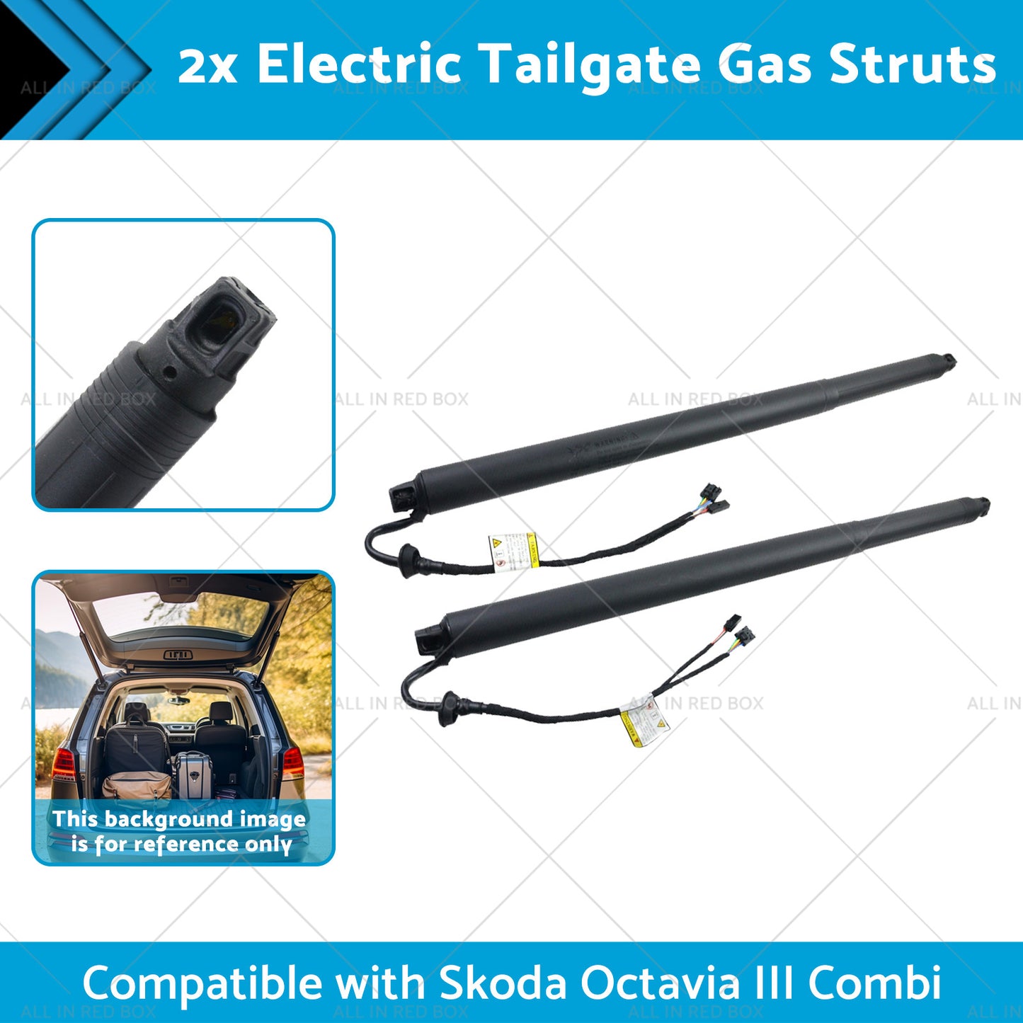 {{ 5E9827851F 2x Electric Tailgate Gas Struts Suitable for Skoda Octavia III Combi }} - Buy Car Parts Online at {{ Kaka Auto Parts }}.