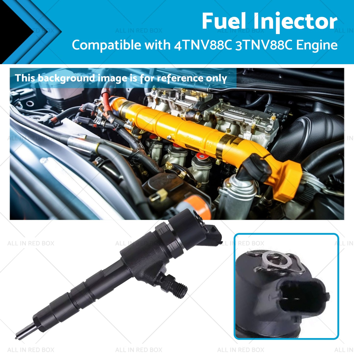 {{ Fuel Injector Suitable for 4TNV88C 3TNV88C Engine 129A00-53100 0445110463 }} - Buy Car Parts Online at {{ Kaka Auto Parts }}.