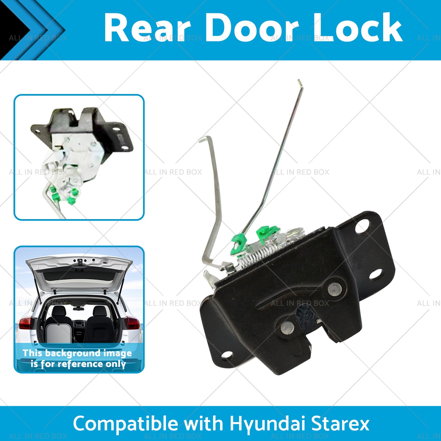{{ Suitcase Lock Rear Door Lock Tailgate Latch Suitable for 96-07 Hyundai Starex H1 }} - Buy Car Parts Online at {{ Kaka Auto Parts }}.