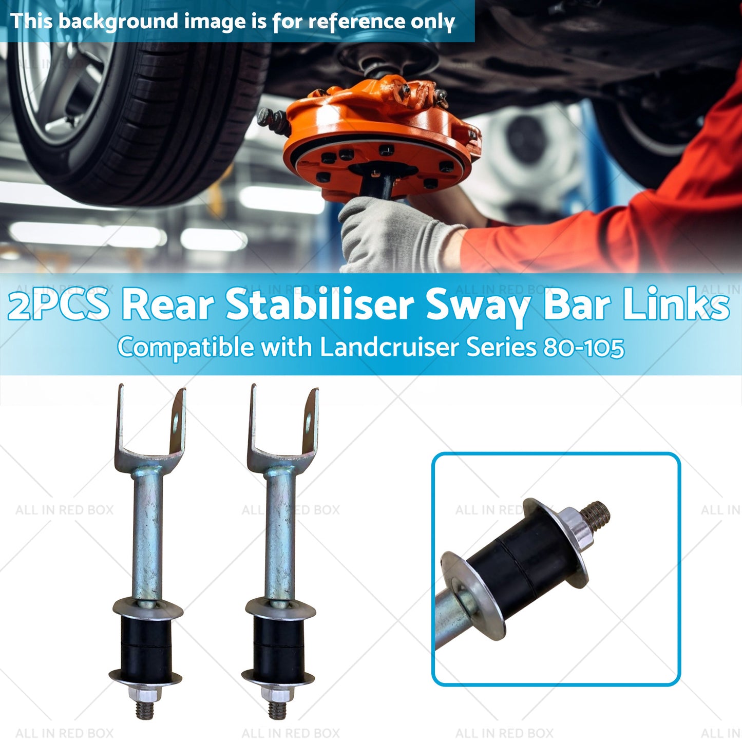 {{ Pair Rear Stabiliser Sway Bar Links Suitable for Landcruiser Series 80-105 }} - Buy Car Parts Online at {{ Kaka Auto Parts }}.