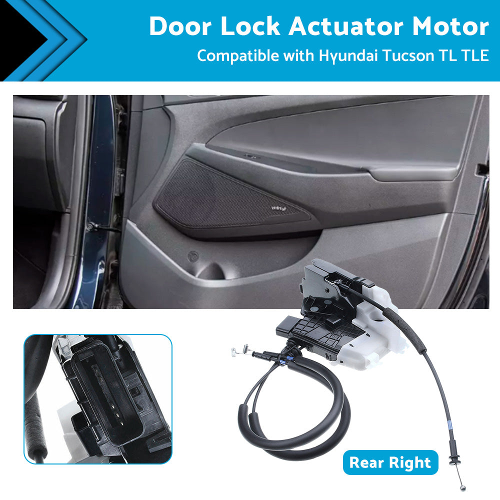 {{ Rear Right Door Lock Actuator Motor Suitable for Hyundai Tucson TL TLE 2015-2021 }} - Buy Car Parts Online at {{ Kaka Auto Parts }}.
