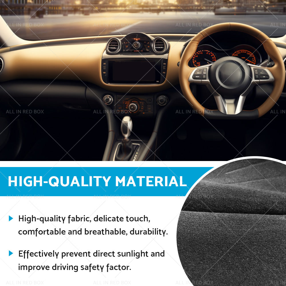 {{ Black Non-Slip Dash Mat Suitable For Nissan JUKE F15 2011-2019 Dashboard Cover }} - Buy Car Parts Online at {{ Kaka Auto Parts }}.