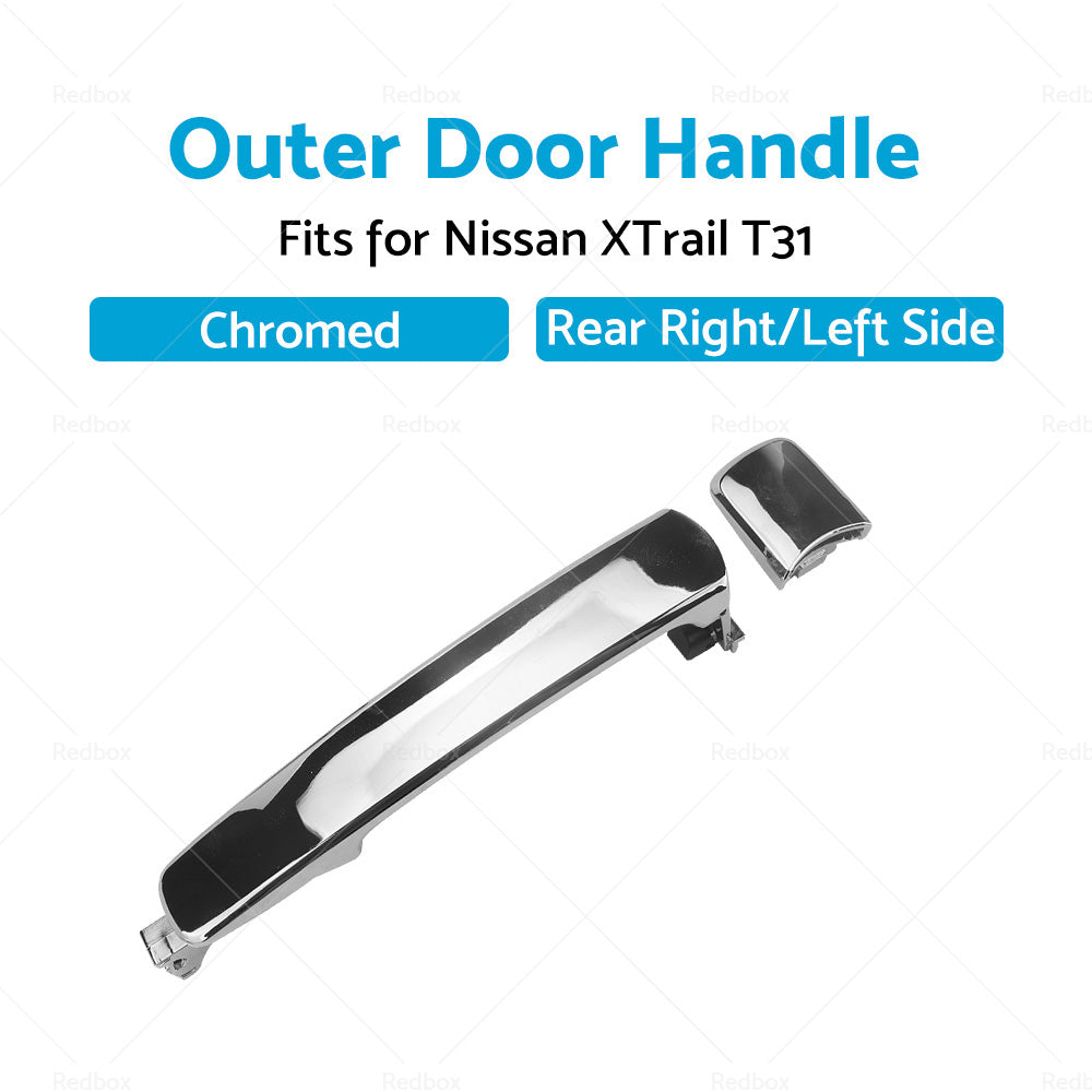 For Nissan XTrail T31 2007-2013 REAR LH Left or RH Right Outer Door Handle Chrome