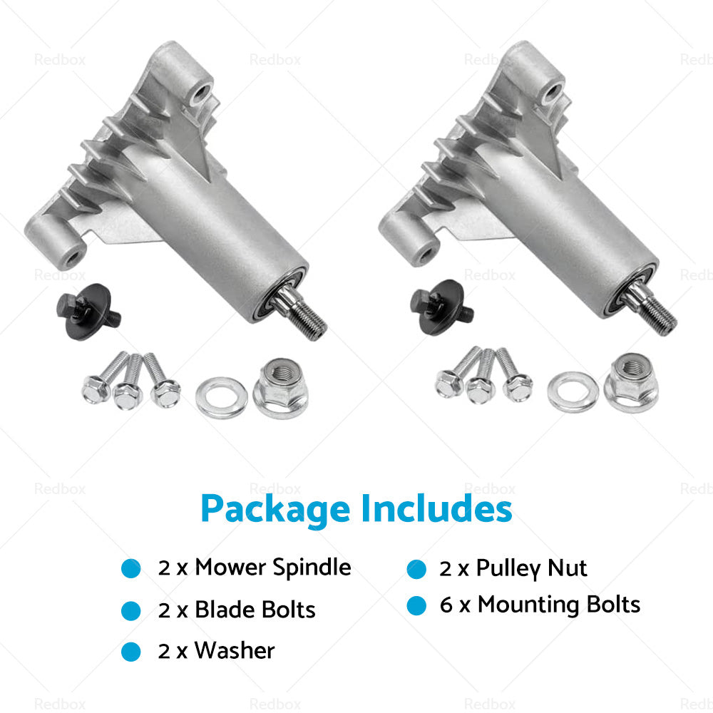 2xSpindle Assembly Suitable For Husqvarna and Craftsman Mowers LT1538 532 13 07-94