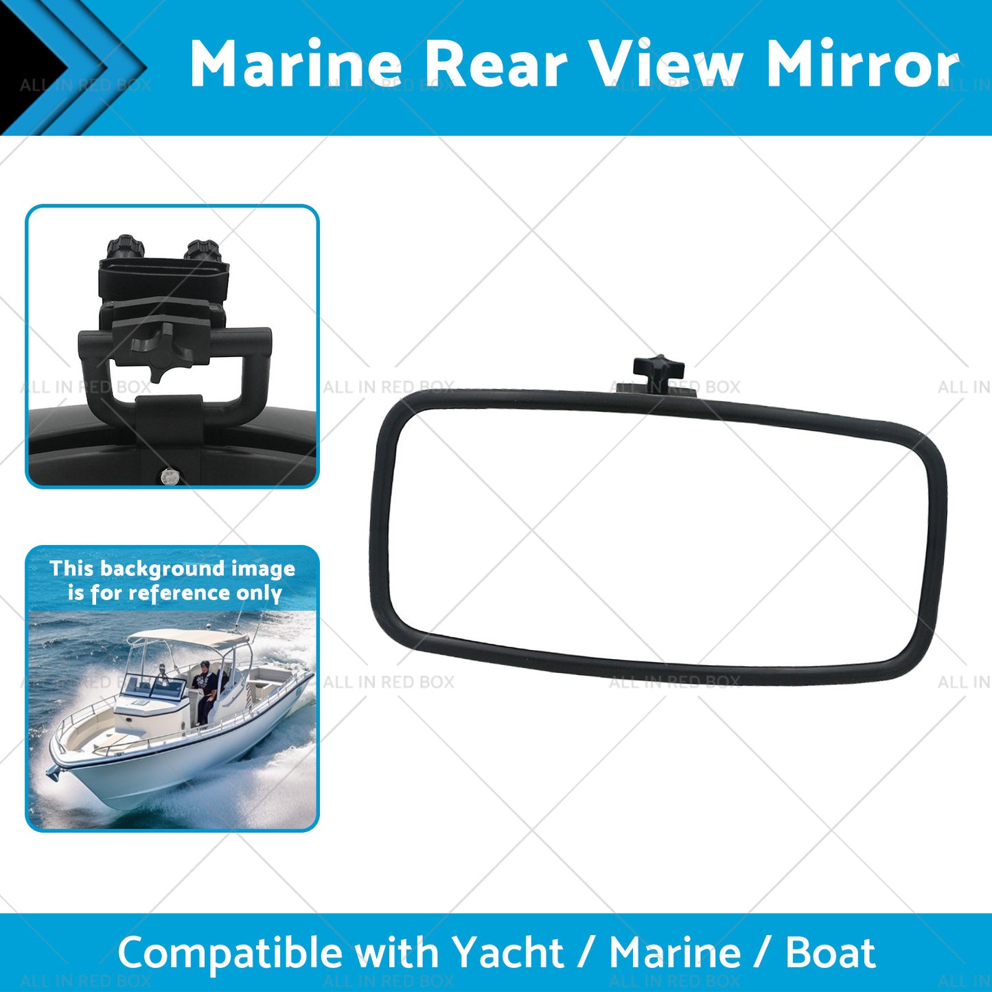 {{ Retrofit Mount Bracket Ski Pontoon Rear View Mirror For Marine Boat Yacht }} - Buy Car Parts Online at {{ Kaka Auto Parts }}.