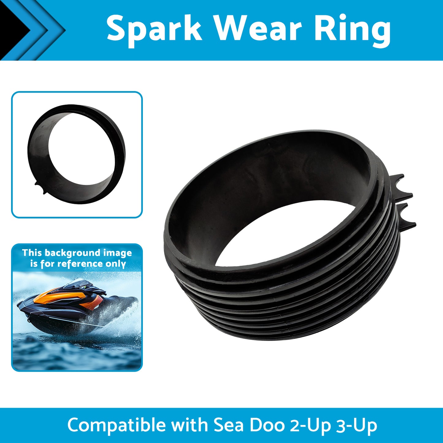 {{ 267-000-617 Spark Wear Ring Suitablefor Sea Doo 2-Up 3-Up 900 HO Ace Trixx 14-20 }} - Buy Car Parts Online at {{ Kaka Auto Parts }}.