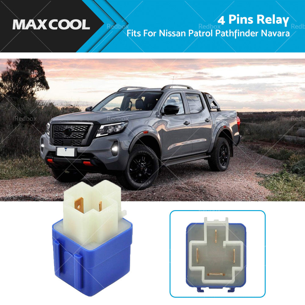 Car Relay 4Pin Fit For Nissan Patrol GQ Y60 GU Y61 Pathfinder R50 Navara D22 D40