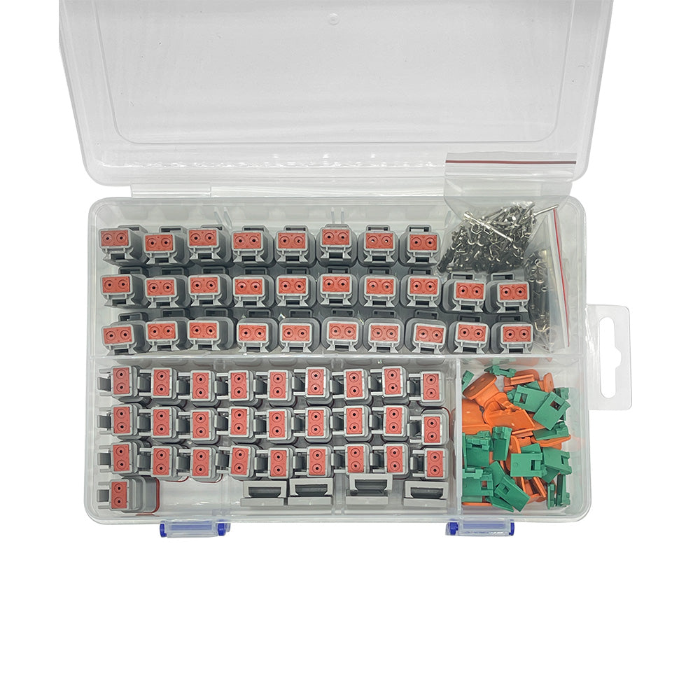 {{ 233Pcs Deutsch Kit DT 2 Way Series Connector Plug Waterproof Auto Marine DT2 Pin }} - Buy Car Parts Online at {{ Kaka Auto Parts }}.