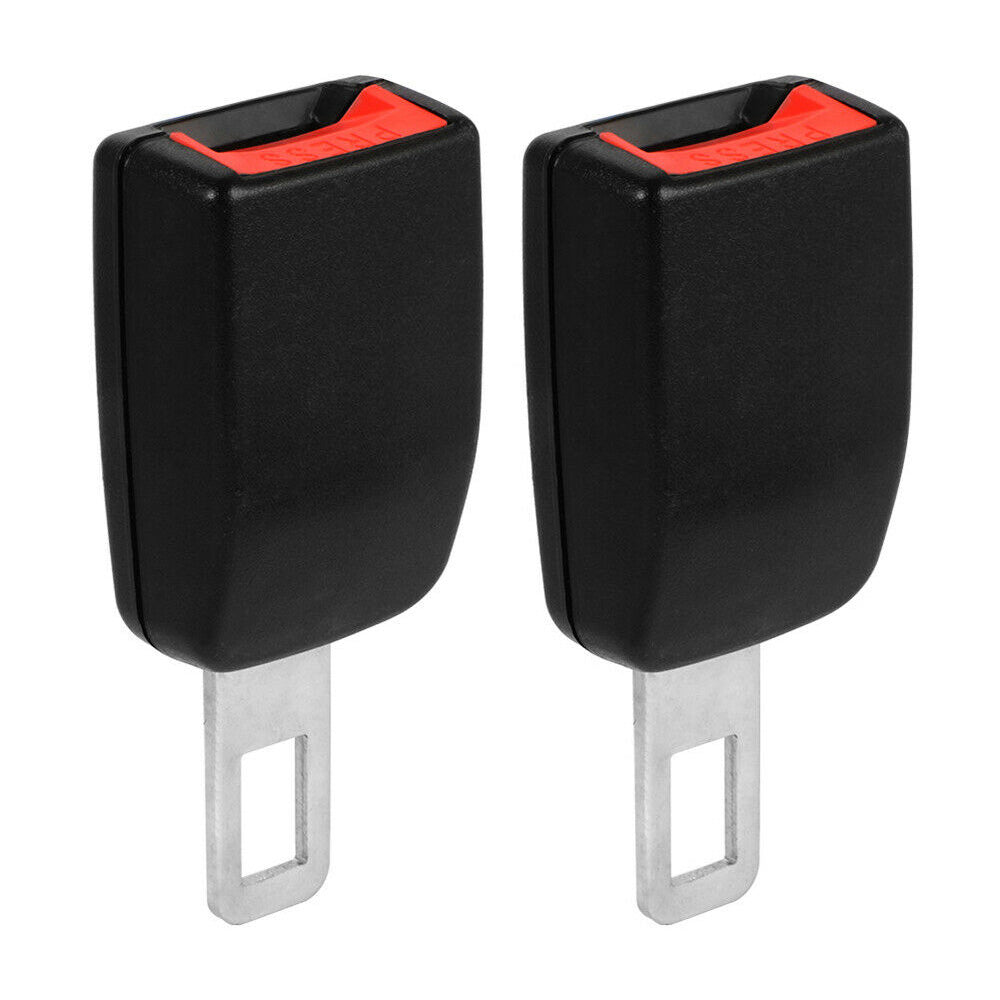 2x Seatbelt Extender Buckle Clip Universal Safety Seat Accessory for Car