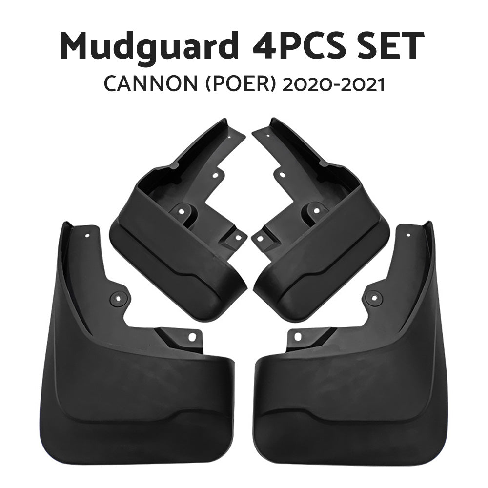Car Mud Flaps Kit For Great Wall Cannon GWM Poer UTE NPW 2. 0L GW4D20 2020 - 2022