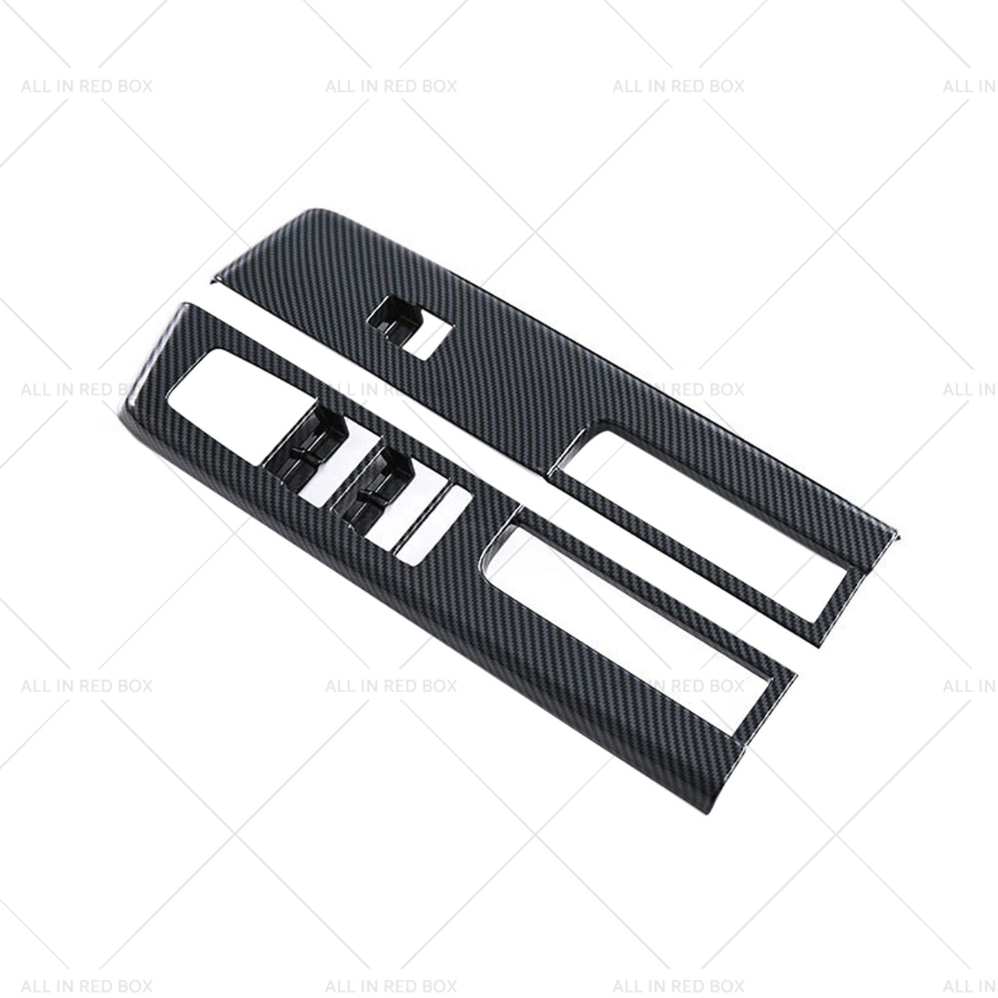 4x Window Lift Panel Cover Trim Suitable For Mitsubishi L200 Triton 23-25 Carbon