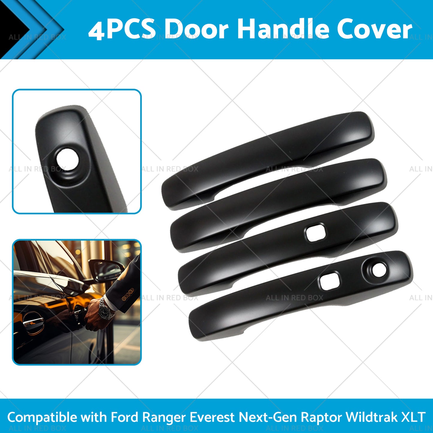 {{ 4PCS Door Handle Cover Protector to Suitable for VW Volkswagen Amarok 2023 }} - Buy Car Parts Online at {{ Kaka Auto Parts }}.