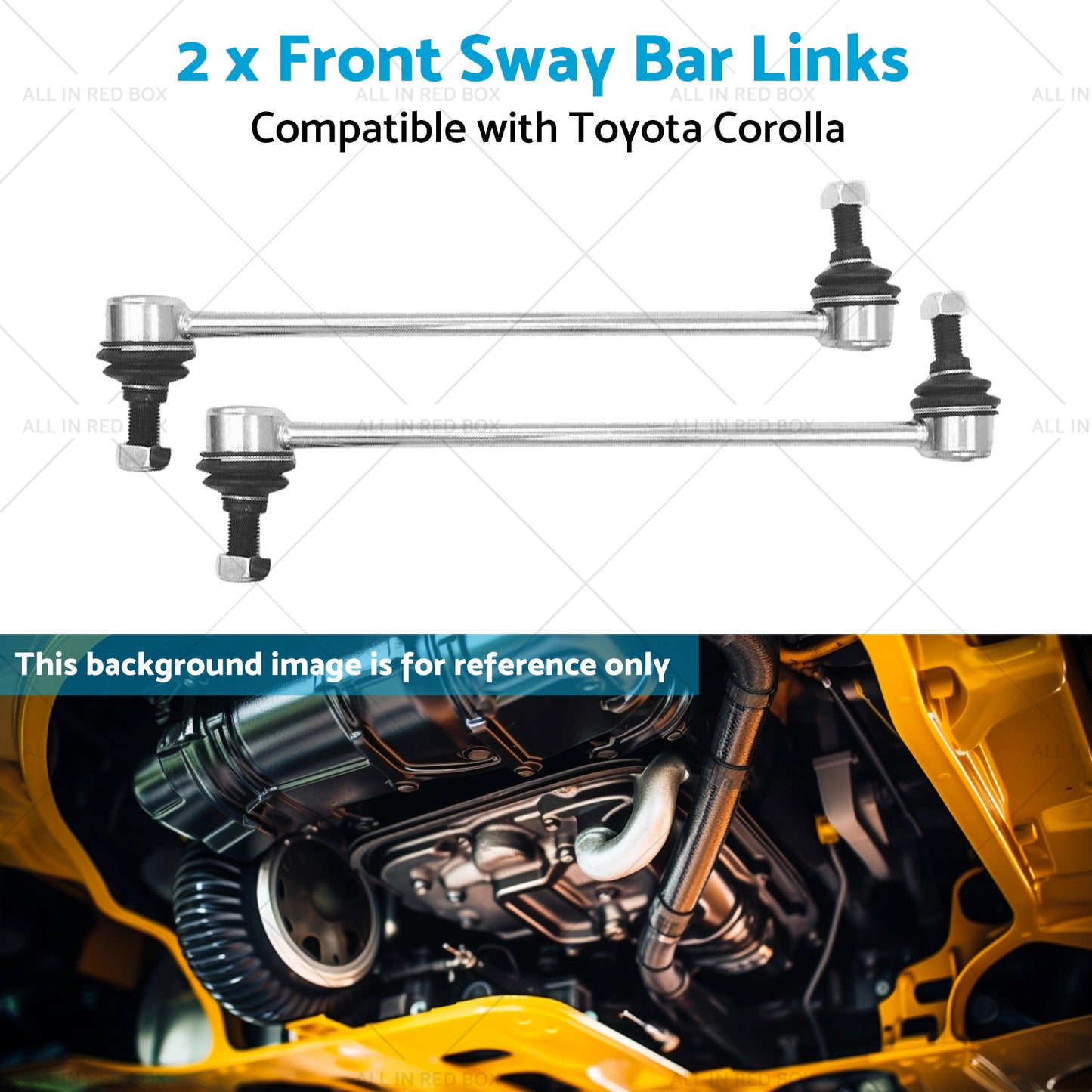 {{ Pair Front Sway Bar Links Suitable for Toyota Corolla ZZE122R 1. 8i 2001-2007 }} - Buy Car Parts Online at {{ Kaka Auto Parts }}.