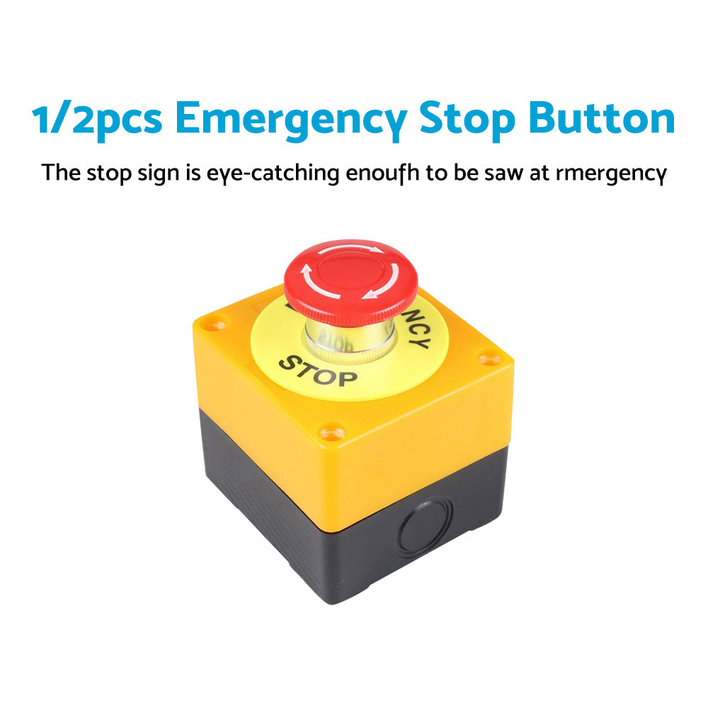 {{ Emergency Stop Shut Off Push Buttons Switch 1NO 1NC e-stop Push Button AU }} - Buy Car Parts Online at {{ Kaka Auto Parts }}.