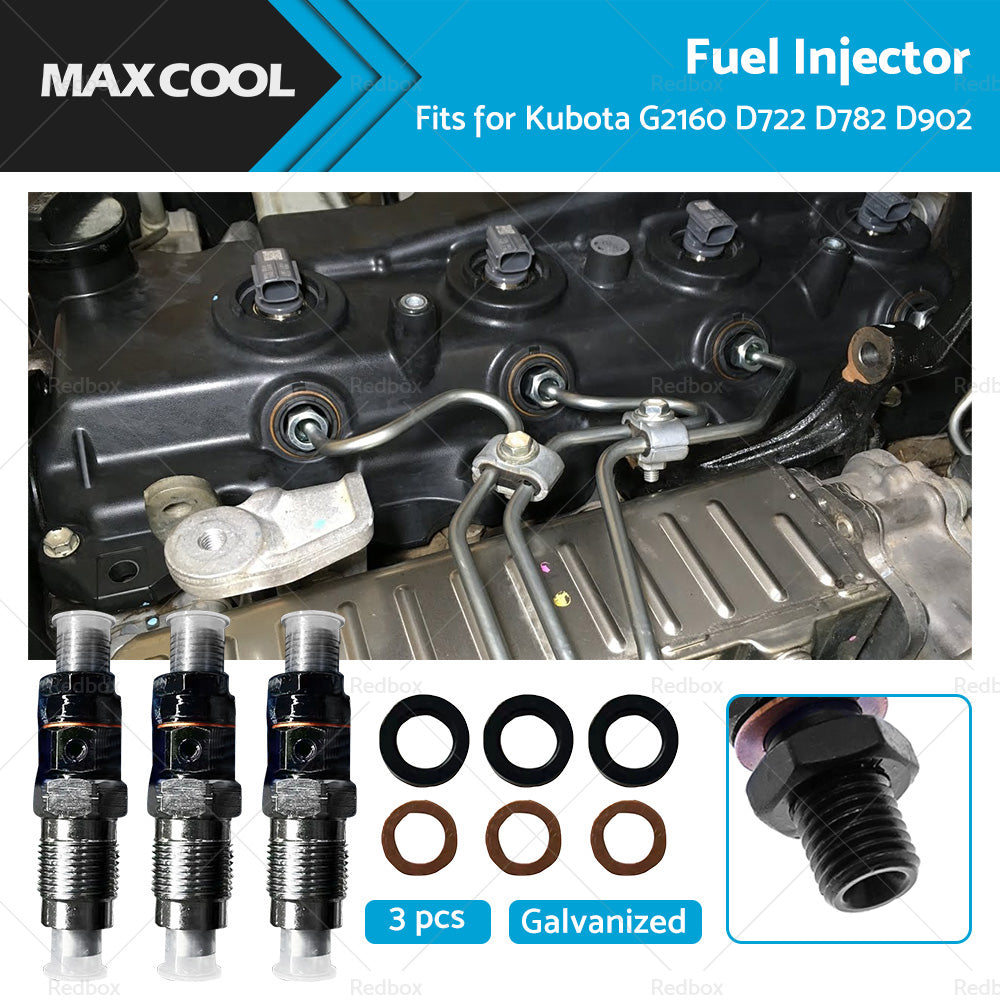 {{ 3PCS D722 D782 D902 Fuel Injectors For Kubota BX1860 BX1880 BX2360 16871-53000 }} - Buy Car Parts Online at {{ Kaka Auto Parts }}.
