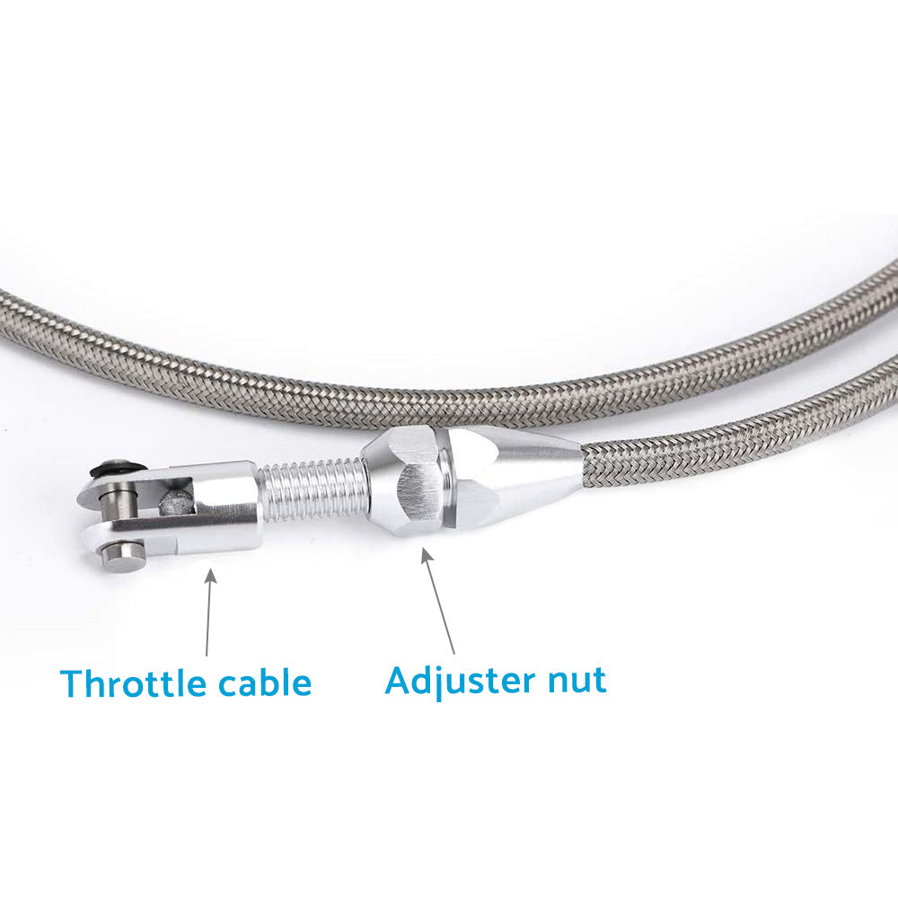 36 inch Braided Throttle Cable Kit Suitable For 97-07 Chevrolet LS1 4. 8 5. 3 5. 7 6. 0