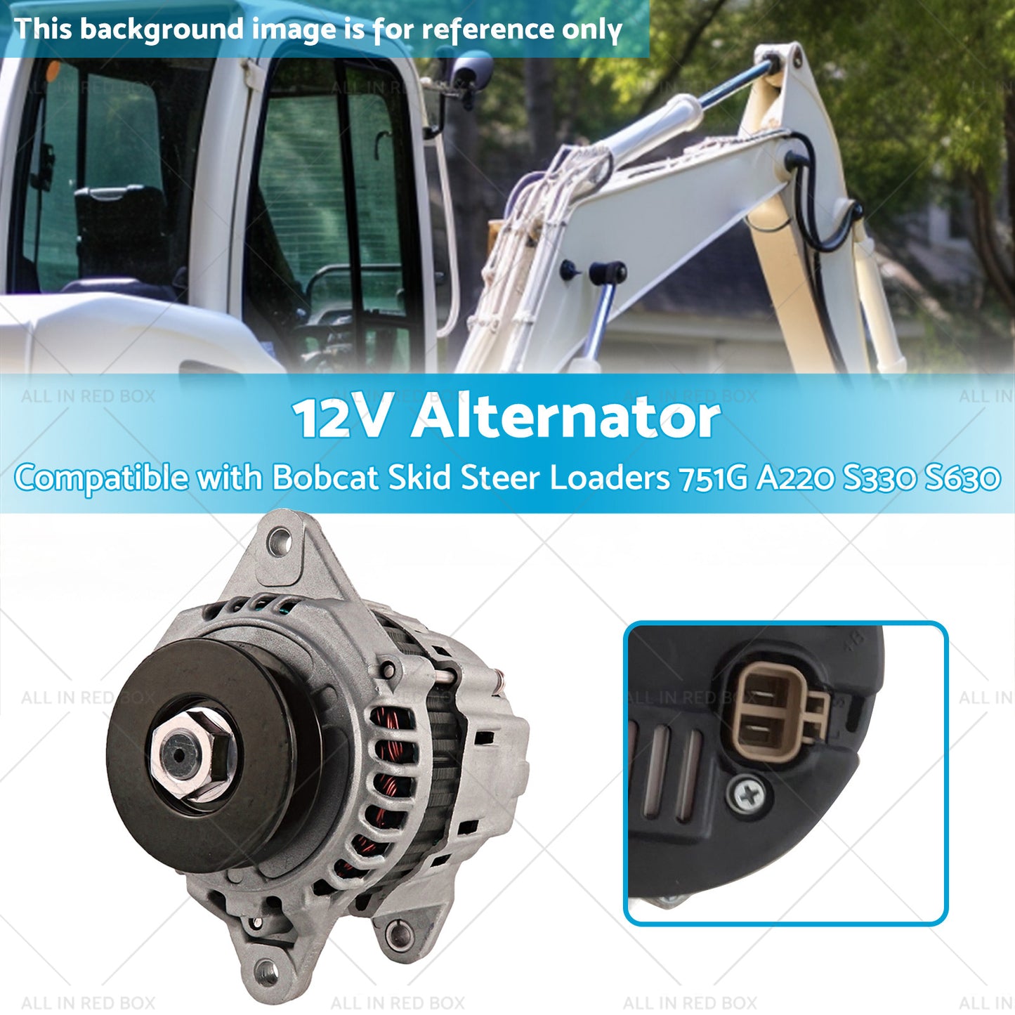 {{ 12V Alternator for Bobcat Skid Steer Loaders 751G A220 S330 S630 6675292,6678205 }} - Buy Car Parts Online at {{ Kaka Auto Parts }}.