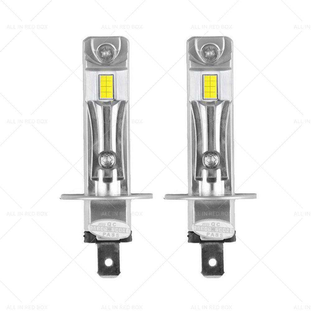 {{ 2PC H1 LED Headlight Kit 220W 30000LM Globes Car Bulbs High Low Beam 6000K White }} - Buy Car Parts Online at {{ Kaka Auto Parts }}.