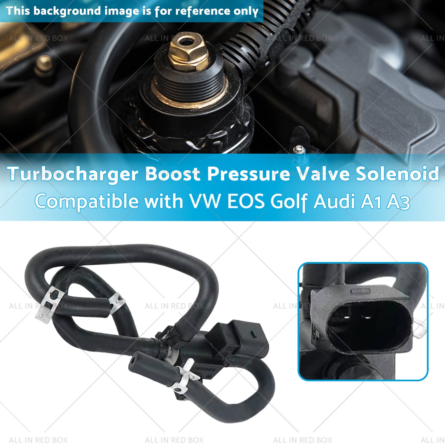 {{ Turbocharger Boost Pressure Valve Suitable for VW EOS Golf Audi A1 A3 06F906283F }} - Buy Car Parts Online at {{ Kaka Auto Parts }}.