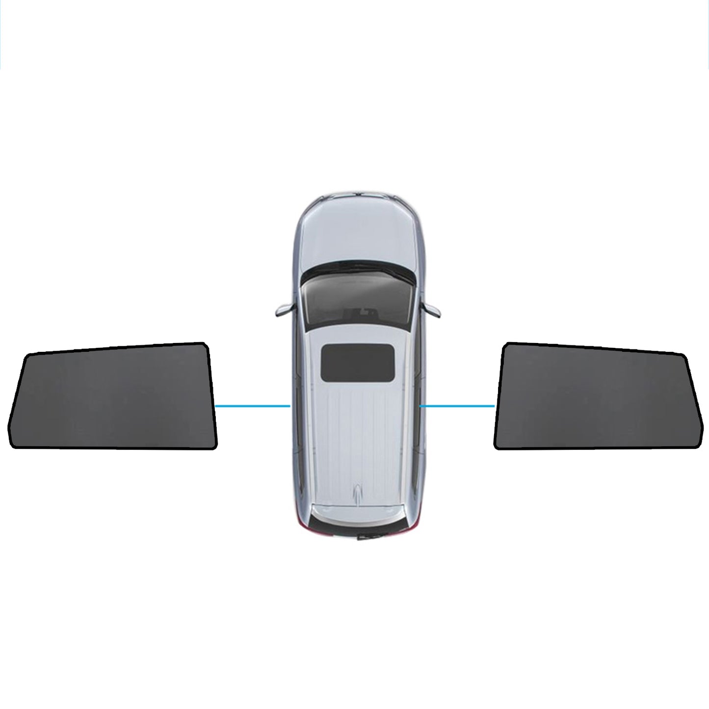 Magnetic Mesh Sun Blind Shades Suitable for Audi Q7 4LB 06-15 On Front/Rear