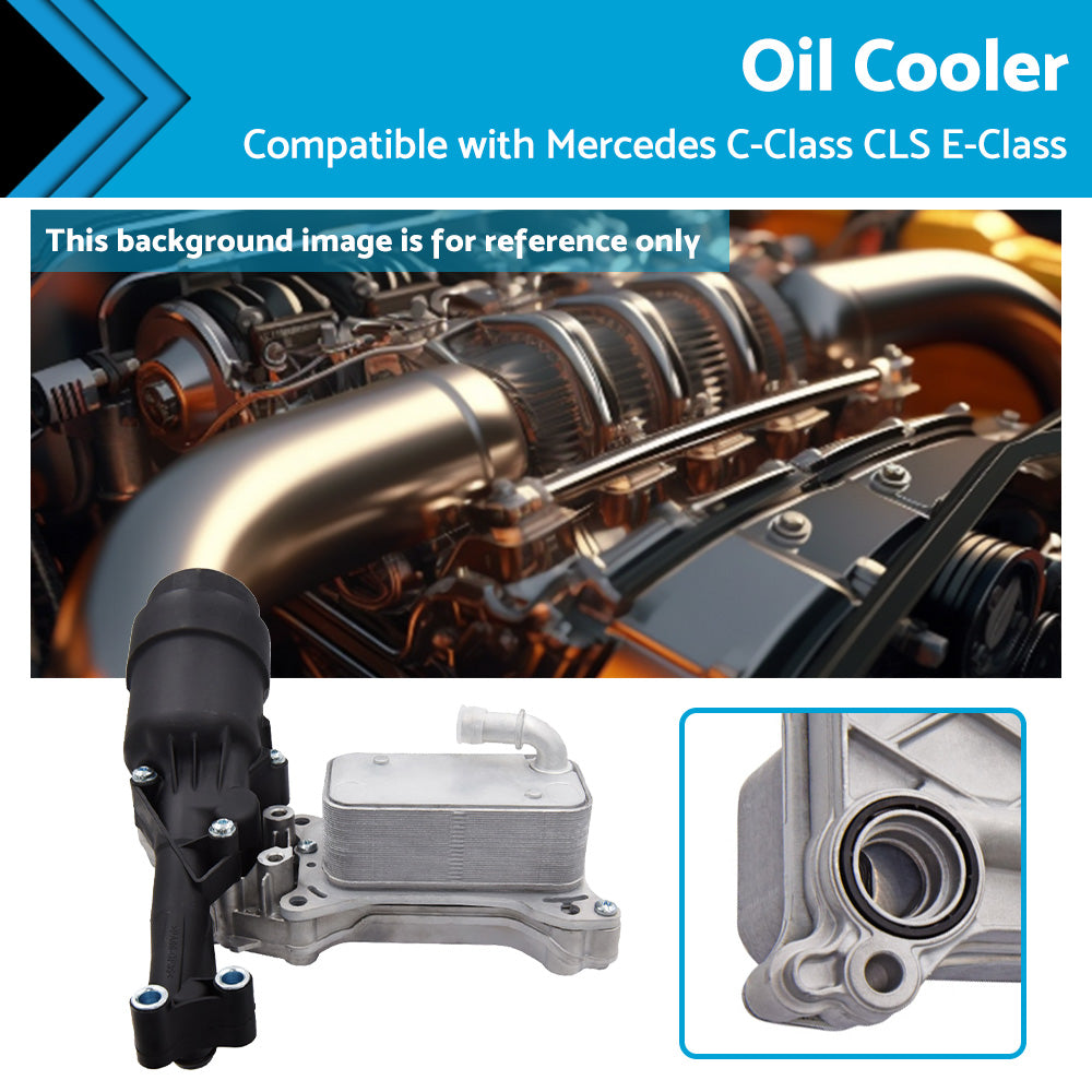 {{ 6511800610 Oil Cooler Suitable For Mercedes-Benz M-Class ML 250 C-Class }} - Buy Car Parts Online at {{ Kaka Auto Parts }}.